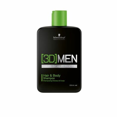 Schwarzkopf Professional 3D Men, Hair and Body Shampoo